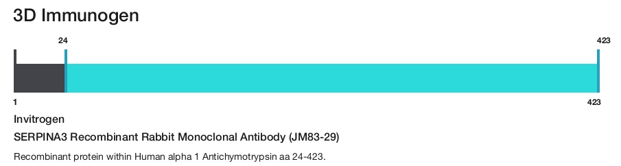 SERPINA3 Recombinant Rabbit Monoclonal Antibody (JM83-29)