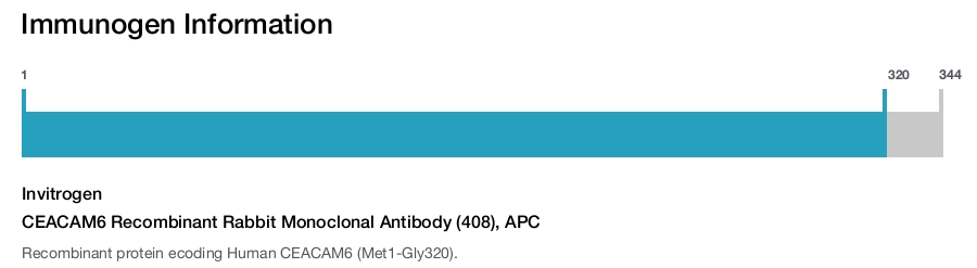 CEACAM6 Recombinant Rabbit Monoclonal Antibody (408), APC