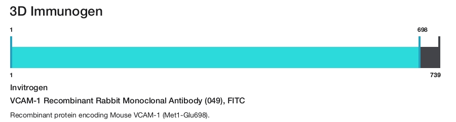 VCAM-1 Recombinant Rabbit Monoclonal Antibody (049), FITC