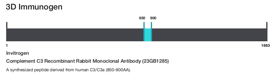 Complement C3 Recombinant Rabbit Monoclonal Antibody (23GB1285)