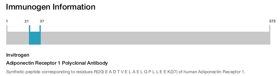 Adiponectin Receptor 1 Polyclonal Antibody