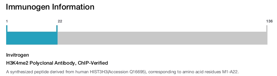 H3K4me2 Polyclonal Antibody, ChIP-Verified