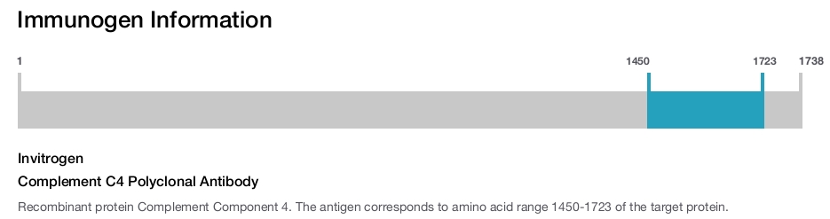 Complement C4 Polyclonal Antibody
