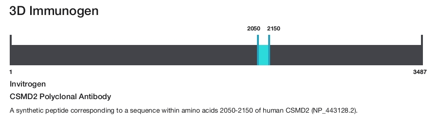 CSMD2 Polyclonal Antibody