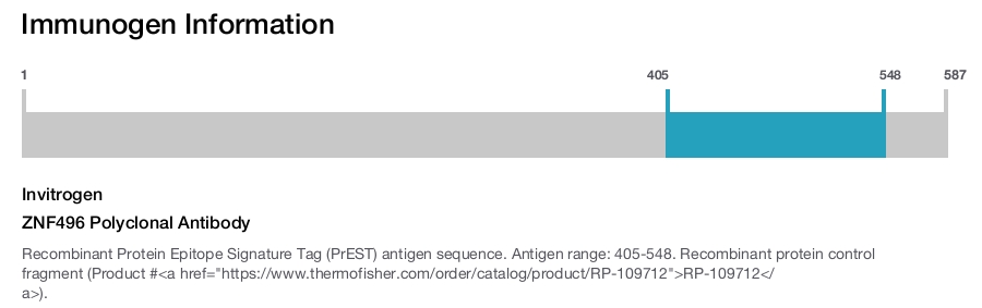 ZNF496 Polyclonal Antibody