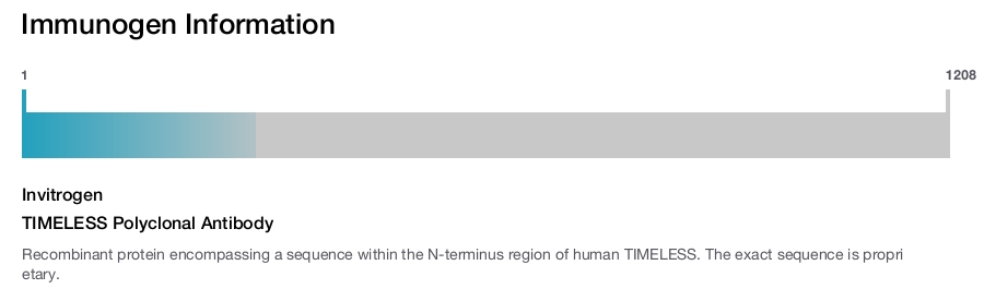 TIMELESS Polyclonal Antibody
