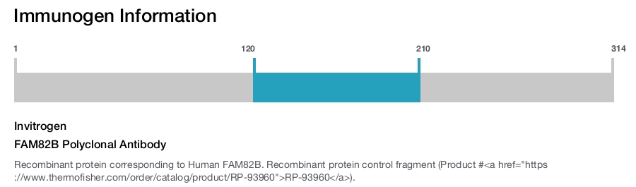 FAM82B Polyclonal Antibody