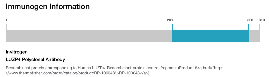 LUZP4 Polyclonal Antibody