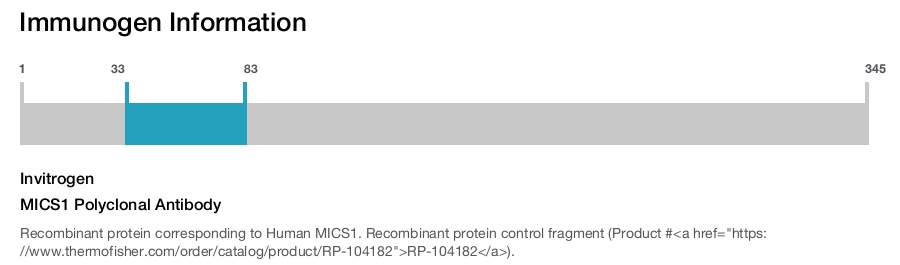 MICS1 Polyclonal Antibody