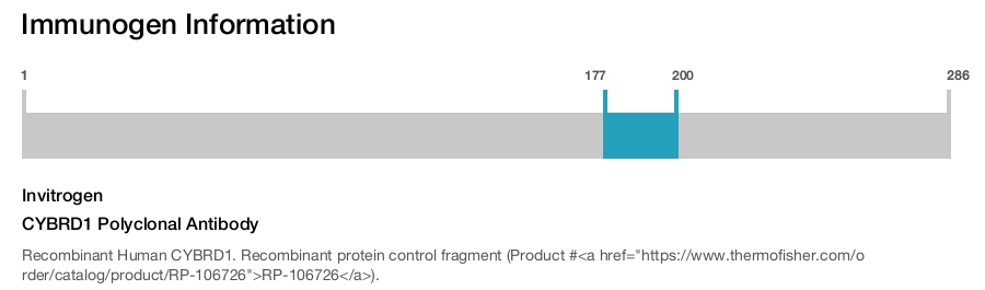 CYBRD1 Polyclonal Antibody