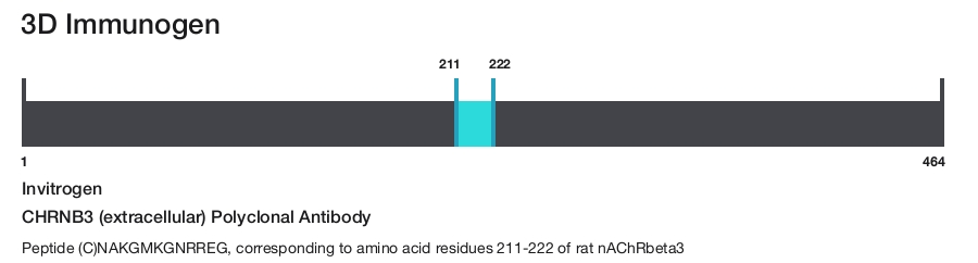 CHRNB3 (extracellular) Polyclonal Antibody