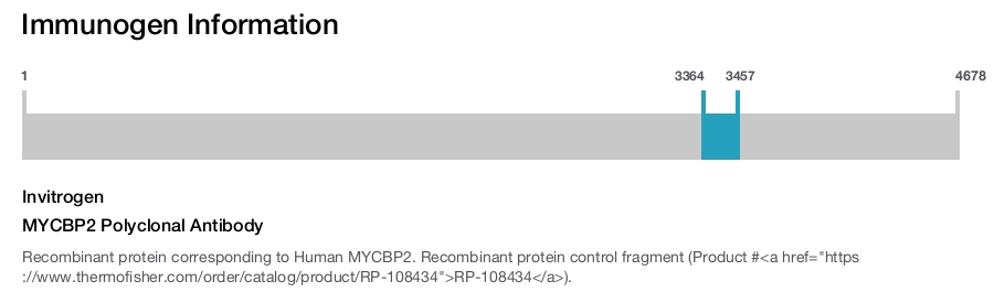 MYCBP2 Polyclonal Antibody