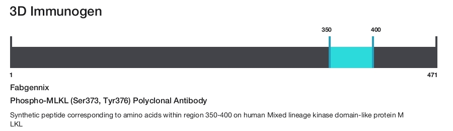 Phospho-MLKL (Ser373, Tyr376) Polyclonal Antibody