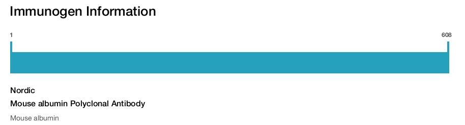 Mouse albumin Polyclonal Antibody