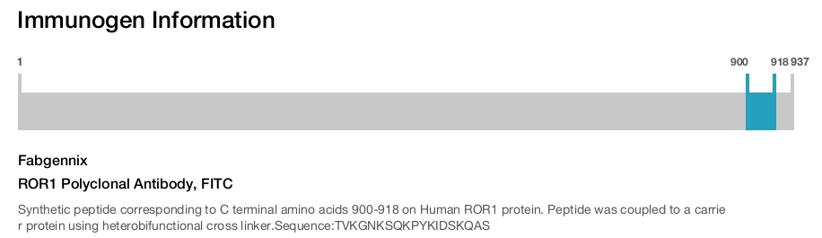 ROR1 Polyclonal Antibody, FITC