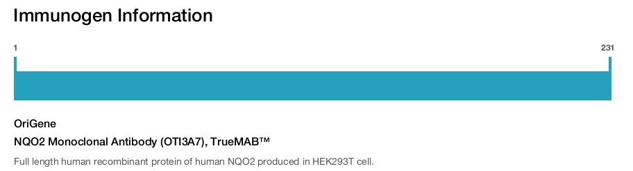 NQO2 Monoclonal Antibody (OTI3A7), TrueMAB&trade;