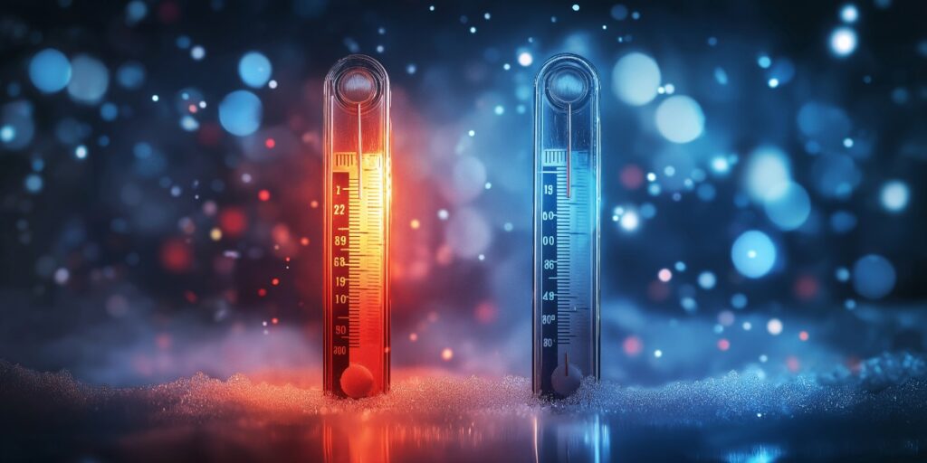 Temperature regulation graphic image