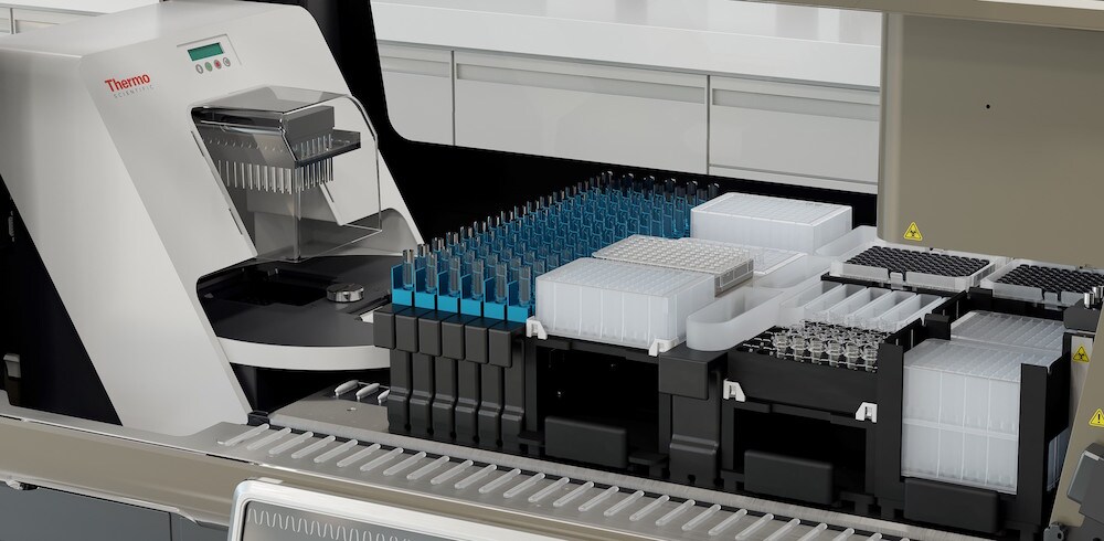 An automated lab setup
