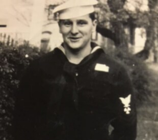 Harold Francis Carney smiles in uniform