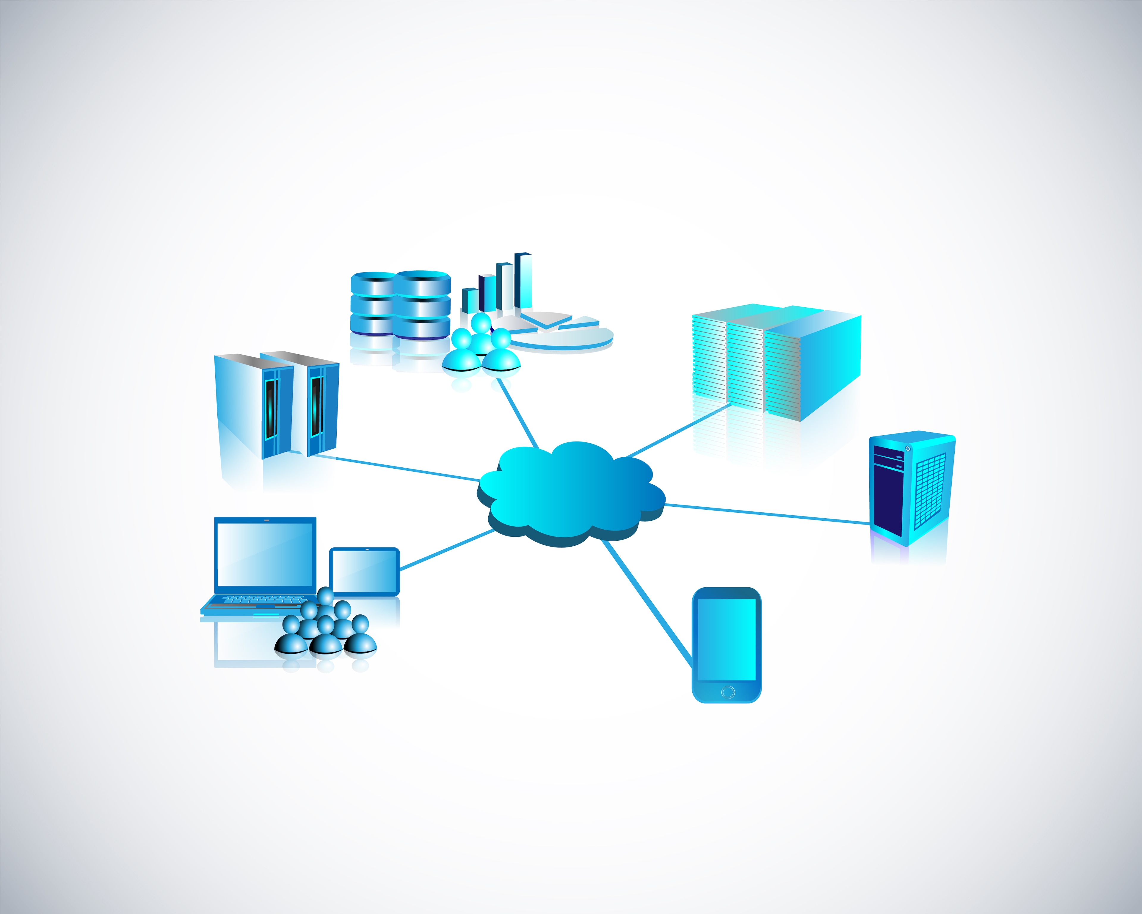 Abstract image of web portal and connectivity concept. Image: TechnoVectors/Shutterstock.com