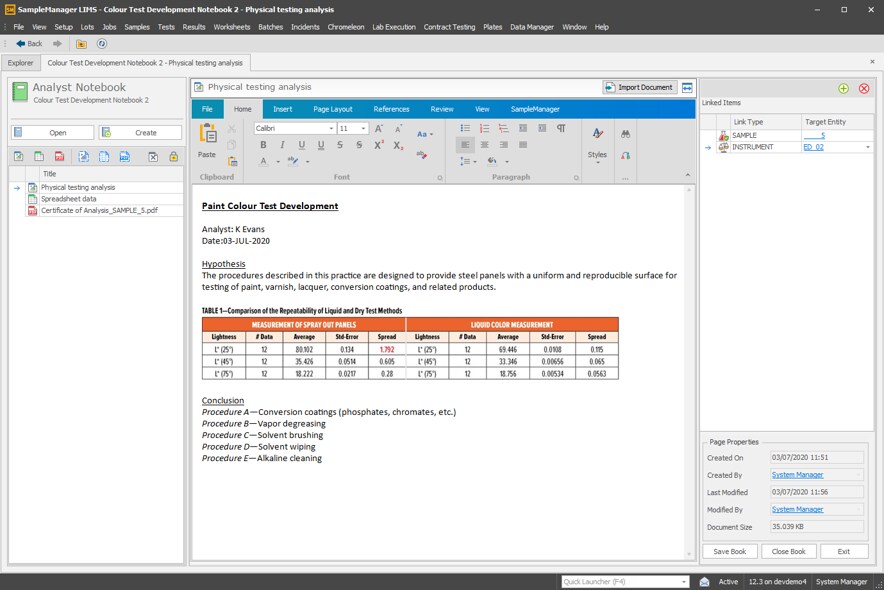 sample manager lims