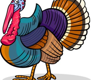 cartoon image of turkey