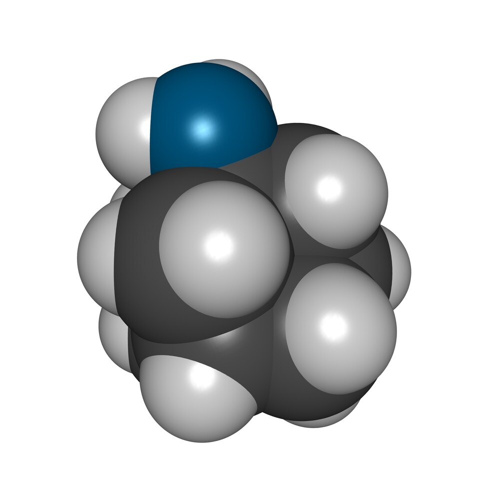 Amantadine flu drug molecule chemical structure