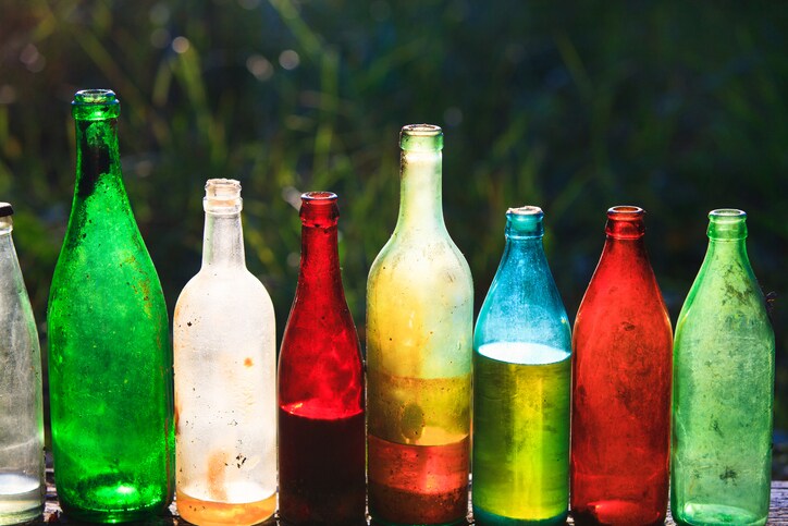 colored glass may affect spectroscopy scan