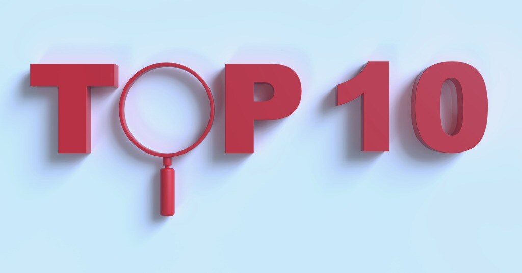 Image of Top Ten with magnifying glass