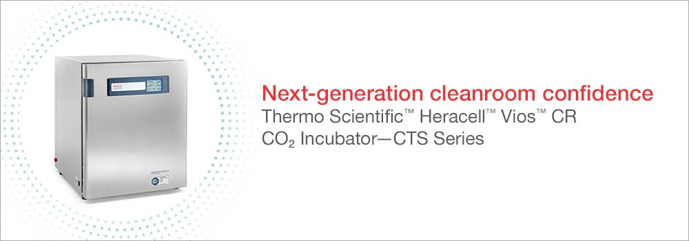 Heracell Vios CR CO2 incubator with dot pattern background