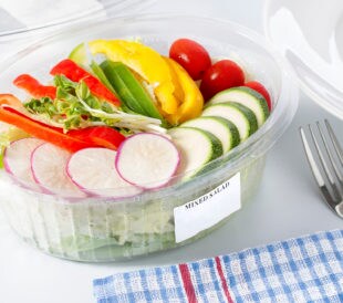 plastic salad container