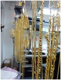 drying gold plated jewelry