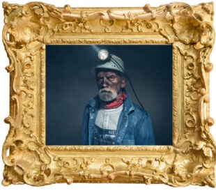coal miner art