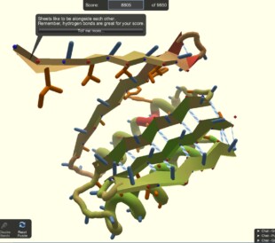 Foldit - the protein folding game
