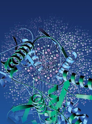 Computer image of a protein structure. Image: Promotive/Shutterstock.com