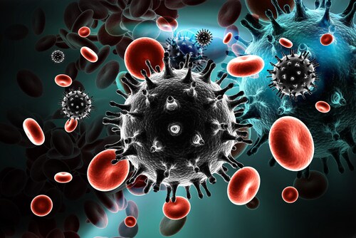 HIV. Image:  RAJ CREATIONZS/Shutterstock.com
