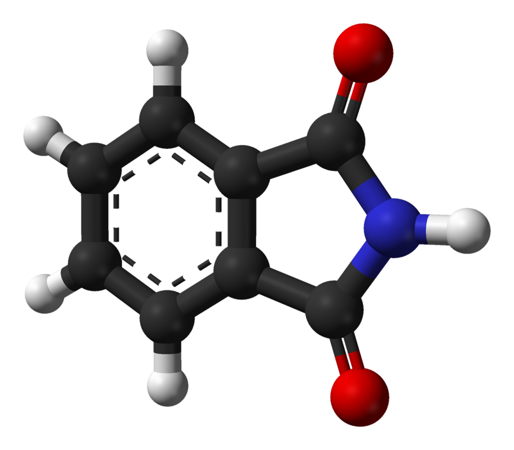 Phthalimide. By Ben Mills (Own work) [Public domain], via Wikimedia Commons
