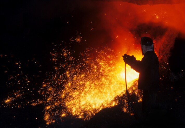 silica dust in iron making