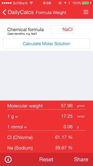 研究者にオススメ モバイルアプリ Dailycalcs の実験に役立つ8つの