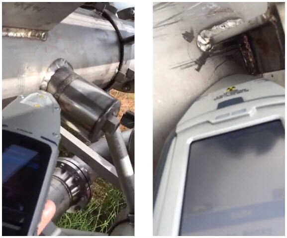 XRF analyzing weld