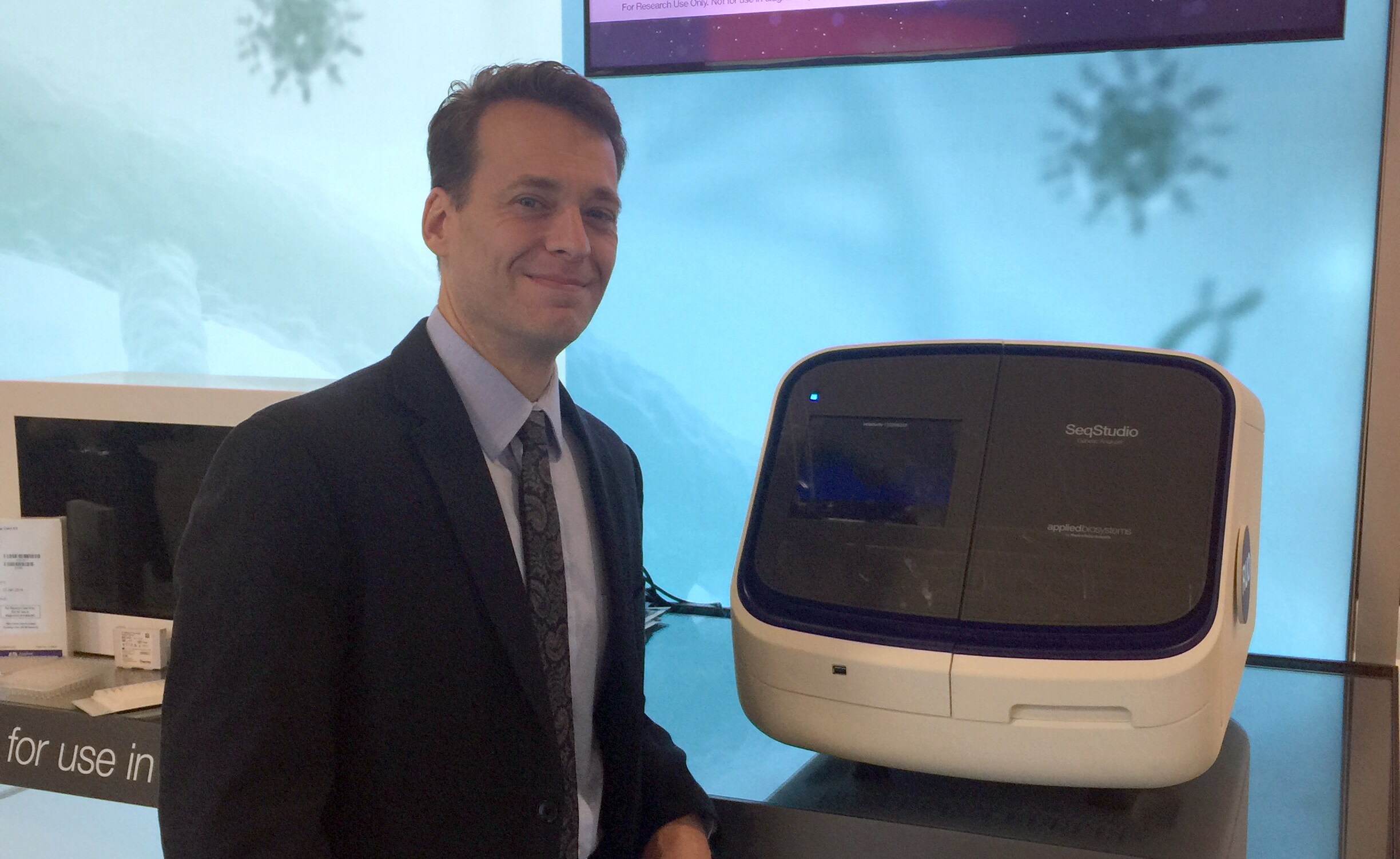 Asuragen’s senior vice president of R&D, Gary Latham. Image © Thermo Fisher Scientific 2017