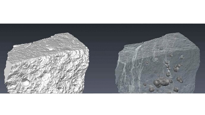 Paint ground sampled Paint ground sampled