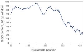 Example of sequence with very high GC content Example of sequence with very high GC content