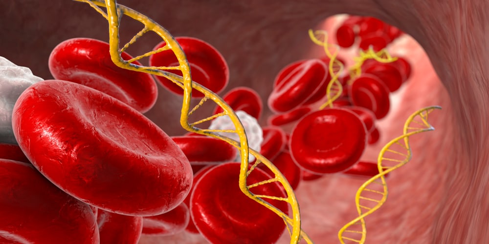 image shows concept of digital liquid biopsy