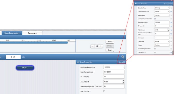 Why can’t I find all the settings in the method editor Why can’t I find all the settings in the method editor